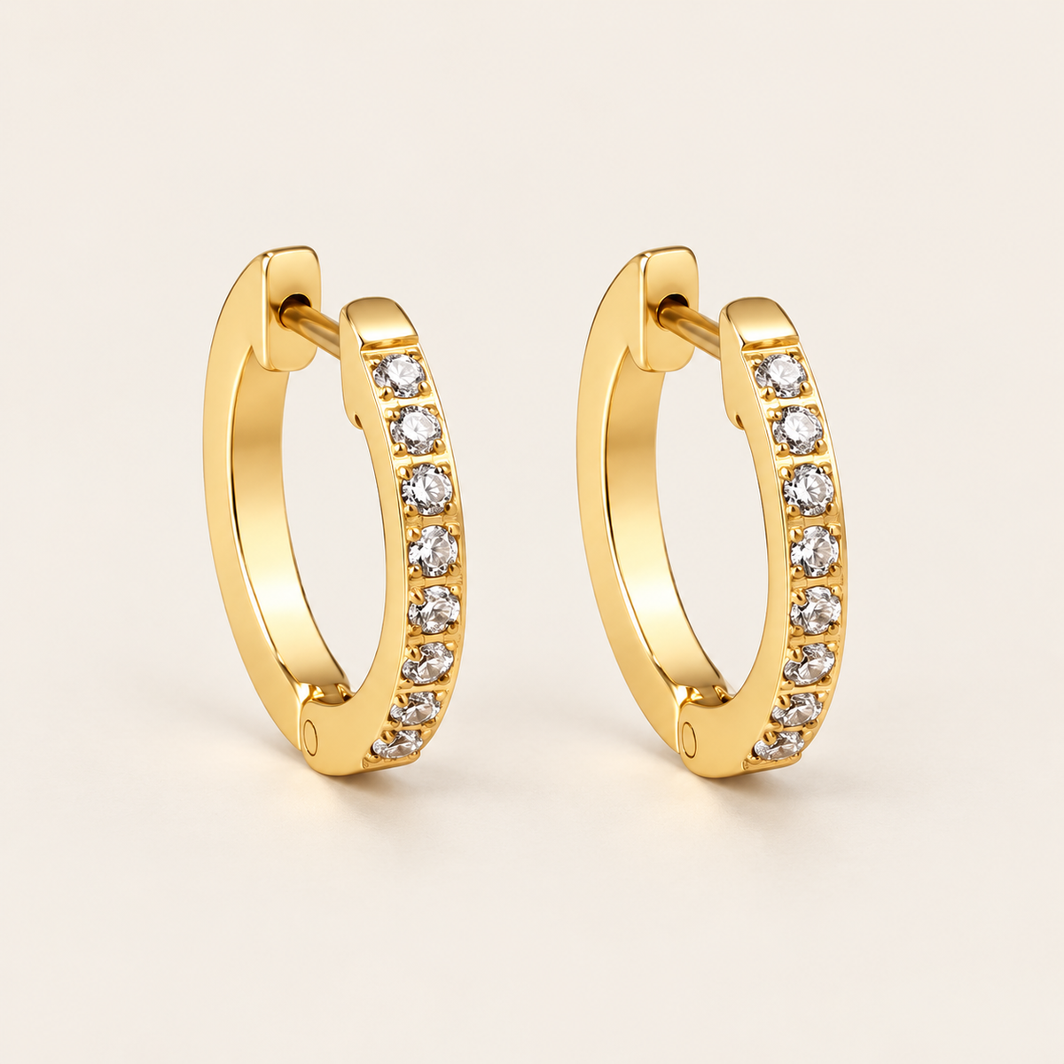 Lumi Stone Hoops - 01