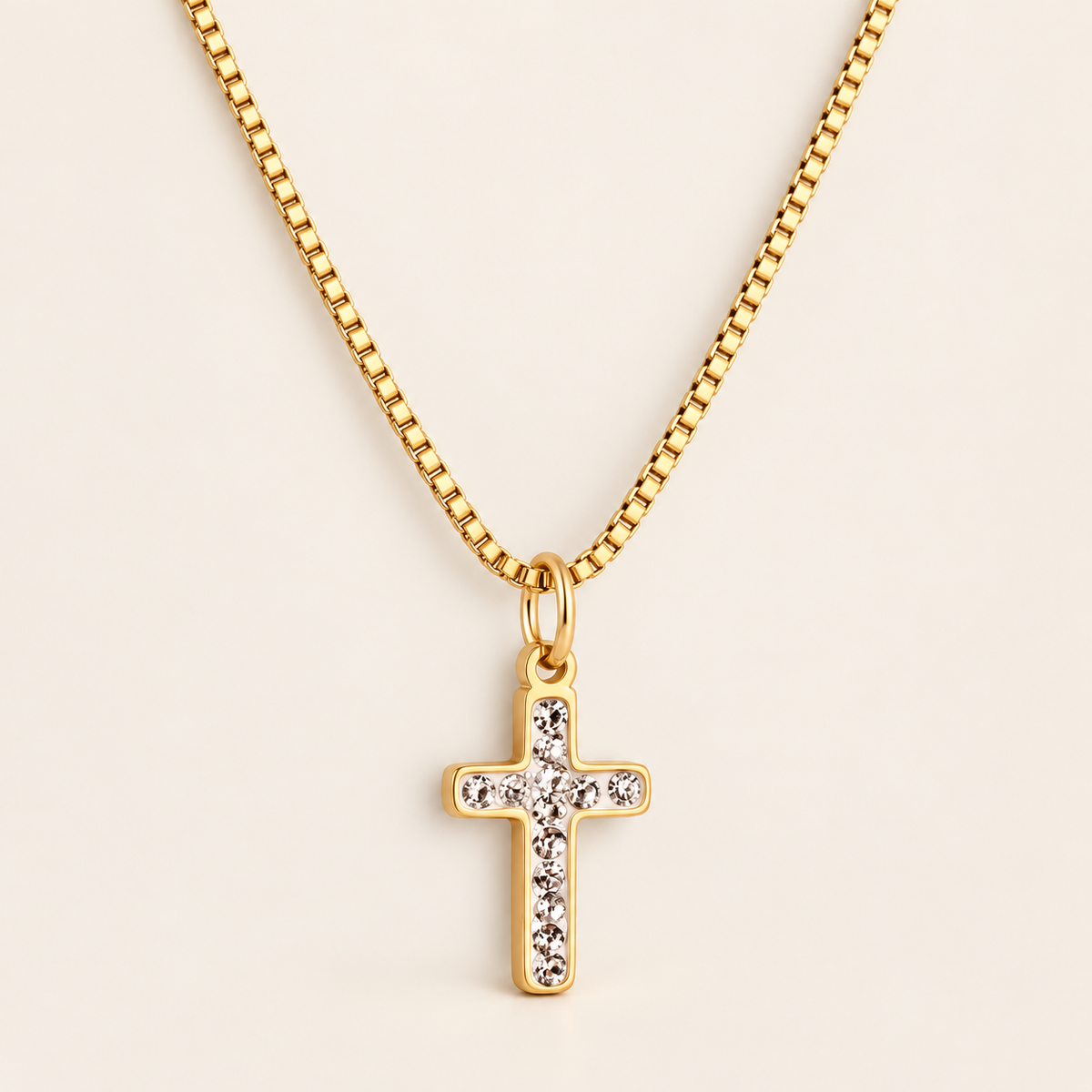 Alba Cross Necklace - 01