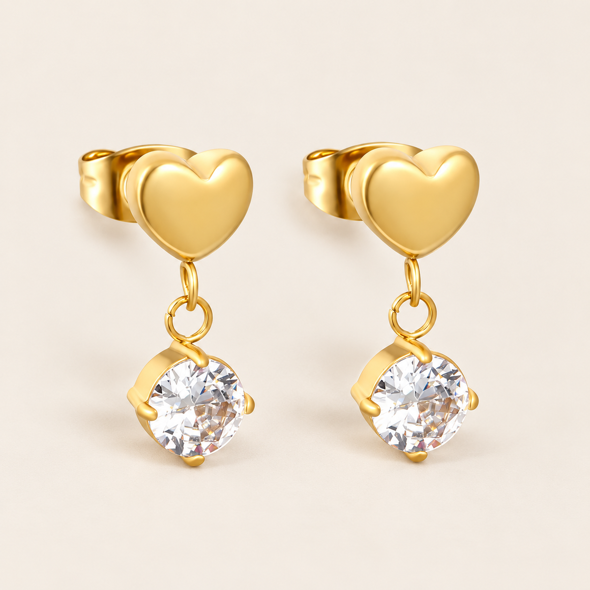 Oline Hearts Earrings - 01
